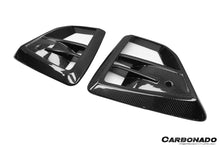 Load image into Gallery viewer, 2024-2025 BMW X6M F96 AD Style Dry Carbon Fiber Front Bumper Air Inlet Vent Trims