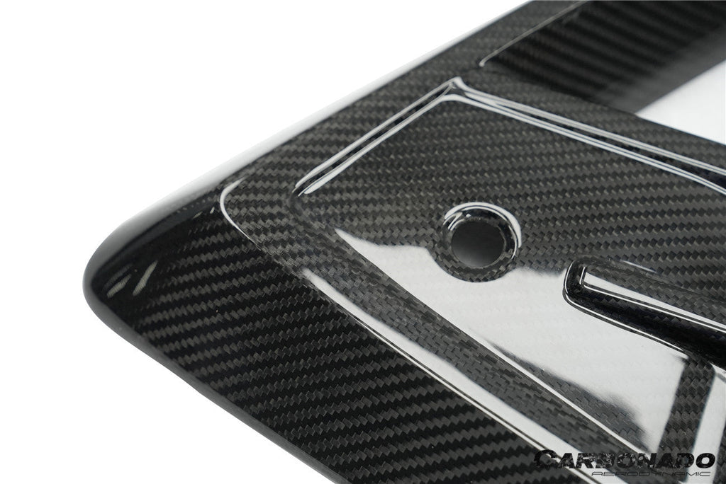 2024-2025 BMW X6M F96 AD Style Dry Carbon Fiber Front Bumper Air Inlet Vent Trims