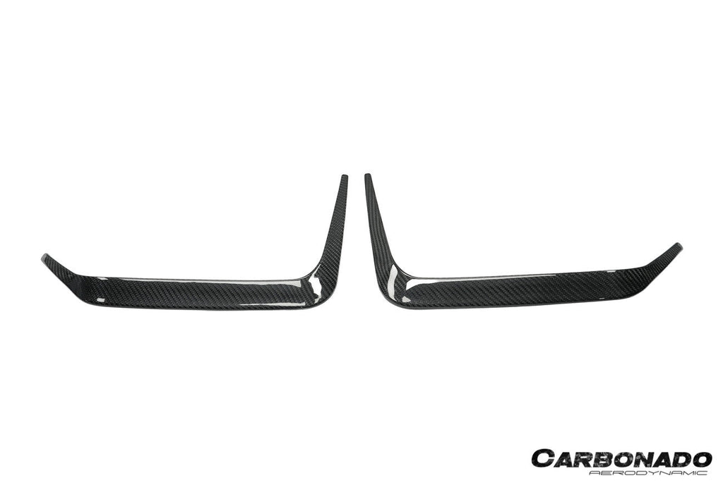 2020-2025 BMW X6M F96  G06 X6  AD Style Dry Carbon Fiber Rear Bumper Vent Trims
