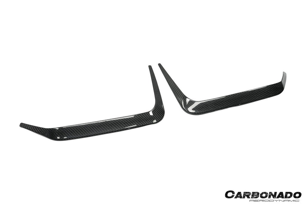 2020-2025 BMW X6M F96  G06 X6  AD Style Dry Carbon Fiber Rear Bumper Vent Trims