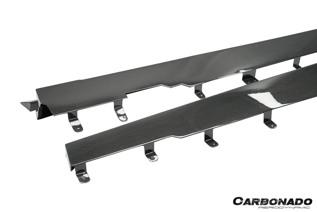 2020-2025 BMW X6M F96   G06 X6  AD Style Dry Carbon Fiber Side Skirts