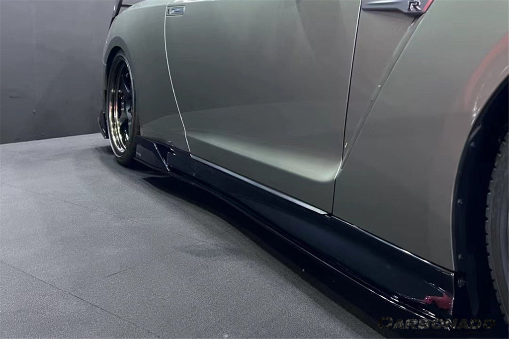 2007-2025 Nissan GTR R35 CBA DBA EBA VS Style Carbon Fiber Side Skirts