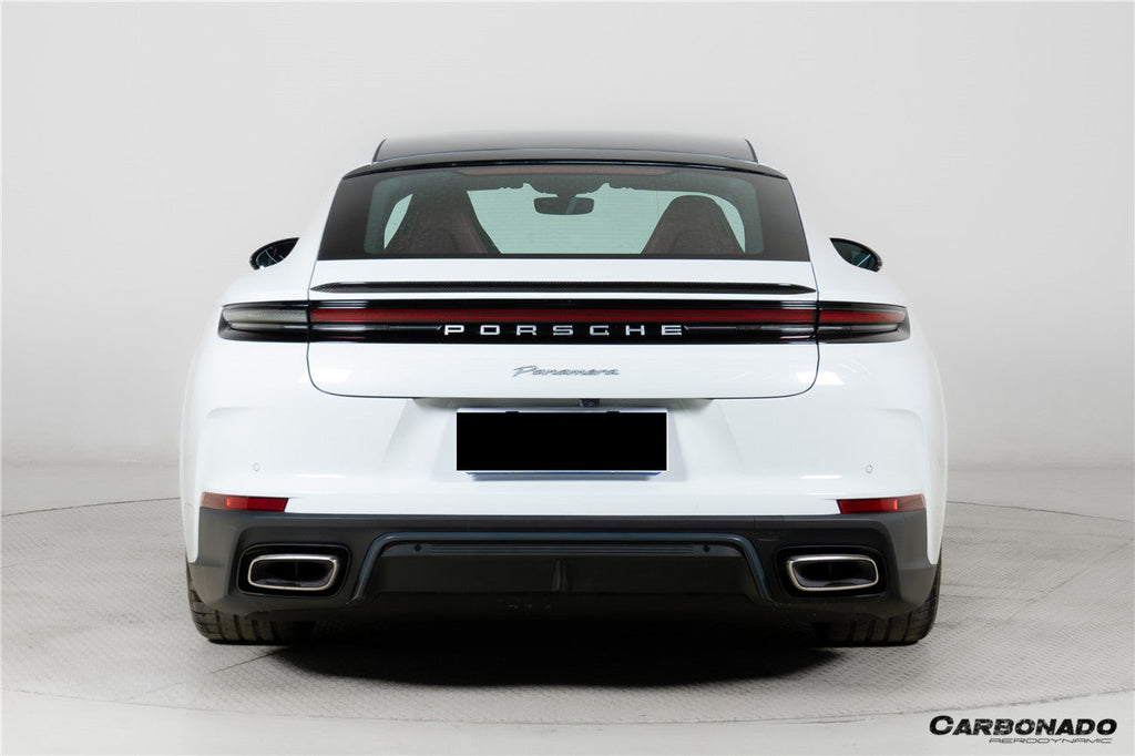 2024-2025 Porsche Panamera 976 KDA Style Dry Carbon Fiber Trunk Spoiler (Can not fit Original Segmented wing) - Carbonado