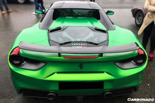 Load image into Gallery viewer, 2015-2020 Ferrari 488 Spider Dry Carbon Fiber Engine Hood With Glass