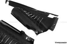 Load image into Gallery viewer, 2015-2023 Ferrari 488 GTB/Pista/F8 Dry Carbon Fiber Engine Bay Panels With Heat Protection - Carbonado Aero