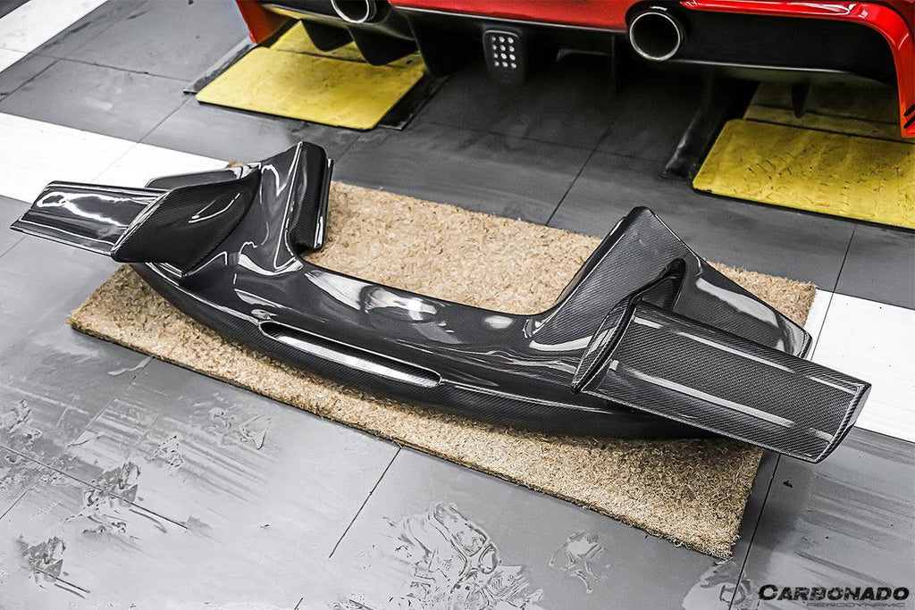 2015-2019 Ferrari 488 GTB MSY Style Trunk Wing Spoiler - Carbonado Aero