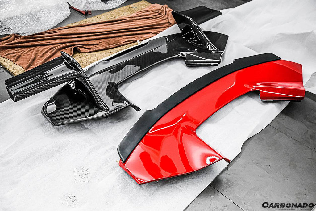 2015-2019 Ferrari 488 GTB MSY Style Trunk Wing Spoiler - Carbonado Aero