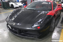 Load image into Gallery viewer, 2015-2020 Ferrari 488 GTB &amp; Spider OE Style Carbon Fiber Front Bumper - Carbonado