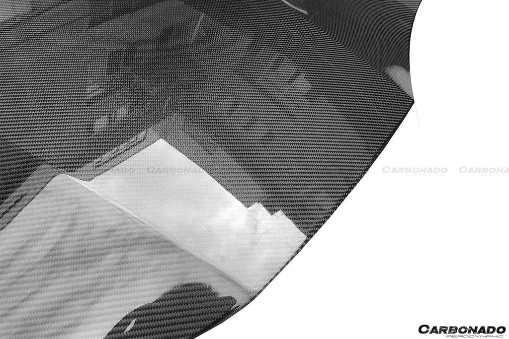 2015-2020 Ferrari 488 GTB Spyder OE Style Carbon Fiber Hood - Carbonado Aero