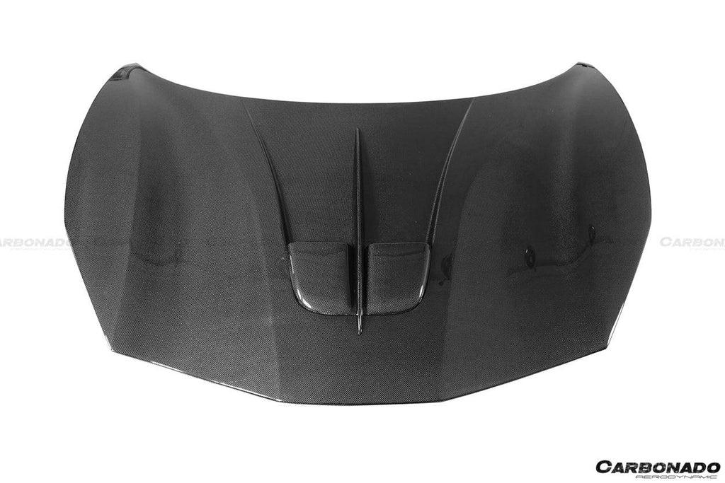 2015-2019 Ferrari 488 GTB/Spyder MA Style Carbon Fiber Hood - Carbonado Aero