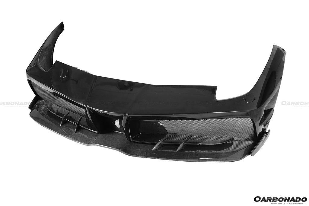 2015-2020 Ferrari 488 GTB & Spider MA Style Partial Carbon Fiber Front Bumper