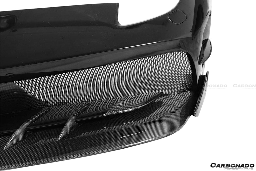 2015-2020 Ferrari 488 GTB & Spider MA Style Partial Carbon Fiber Front Bumper