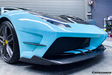 Load image into Gallery viewer, 2015-2020 Ferrari 488 GTB &amp; Spider MA Style Partial Carbon Fiber Front Bumper