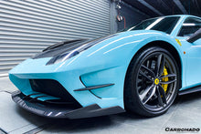 Load image into Gallery viewer, 2015-2020 Ferrari 488 GTB &amp; Spider MA Style Partial Carbon Fiber Front Bumper