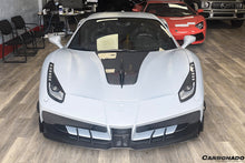 Load image into Gallery viewer, 2015-2020 Ferrari 488 GTB &amp; Spider MA Style Partial Carbon Fiber Front Bumper