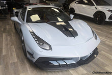Load image into Gallery viewer, 2015-2019 Ferrari 488 GTB &amp; Spider MA Style Carbon Fiber Hood - Carbonado