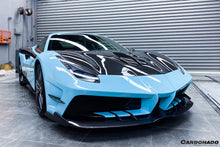 Load image into Gallery viewer, 2015-2020 Ferrari 488 GTB &amp; Spider MA Style Partial Carbon Fiber Front Bumper