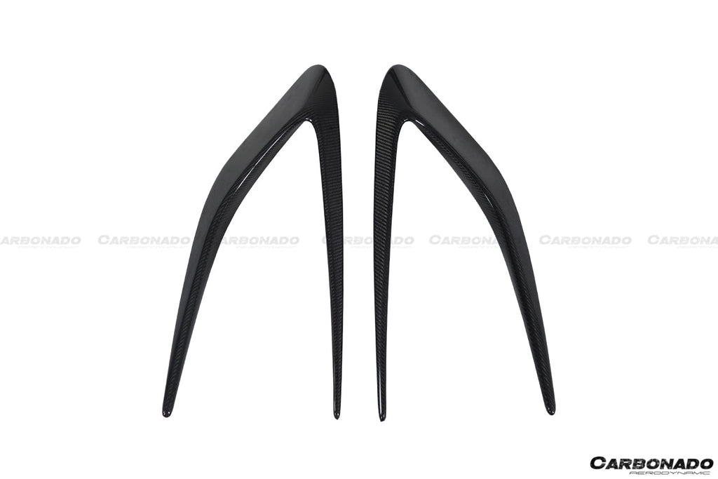 2015-2020 Ferrari 488 GTB & Spider MSY Style Carbon Fiber Side Air Intake Flaps