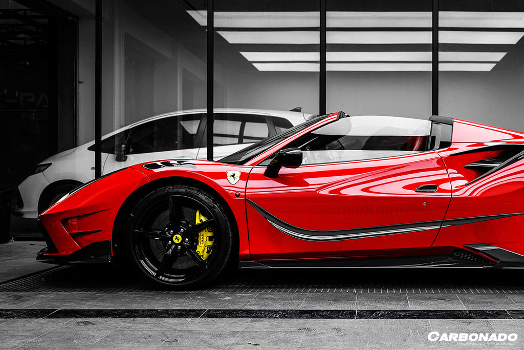 2015-2020 Ferrari 488 GTB & Spider MSY Style Carbon Fiber Side Air Intake Flaps