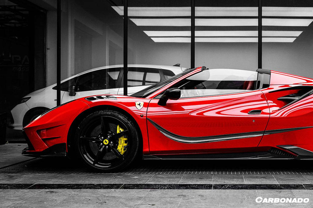 2015-2019 Ferrari 488 GTB/Spyder MSY Style Part Carbon Fiber Front Fender - Carbonado Aero