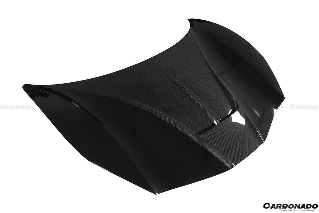 2015-2019 Ferrari 488 GTB & Spider MSY Style Carbon Fiber Hood - Carbonado
