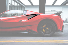 Load image into Gallery viewer, 2015-2020 Ferrari 488 GTB &amp; Spider MSY Style Carbon Fiber Side Air Intake Flaps