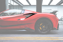 Load image into Gallery viewer, 2015-2019 Ferrari 488 GTB &amp; Spider MSY Style Carbon Fiber Side Air Intake Flaps - Carbonado