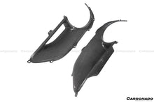 Load image into Gallery viewer, 2015-2020 Ferrari 488 GTB Spyder OE Style Dry Carbon Fiber Rear Light Satellite Covers - Carbonado Aero