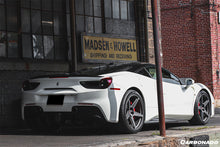 Load image into Gallery viewer, 2015-2020 Ferrari 488 GTB Spyder OE Style Dry Carbon Fiber Rear Light Satellite Covers - Carbonado Aero