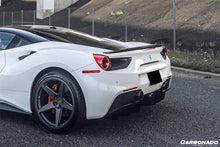 Load image into Gallery viewer, 2015-2020 Ferrari 488 GTB Spyder OE Style Dry Carbon Fiber Rear Light Satellite Covers - Carbonado Aero