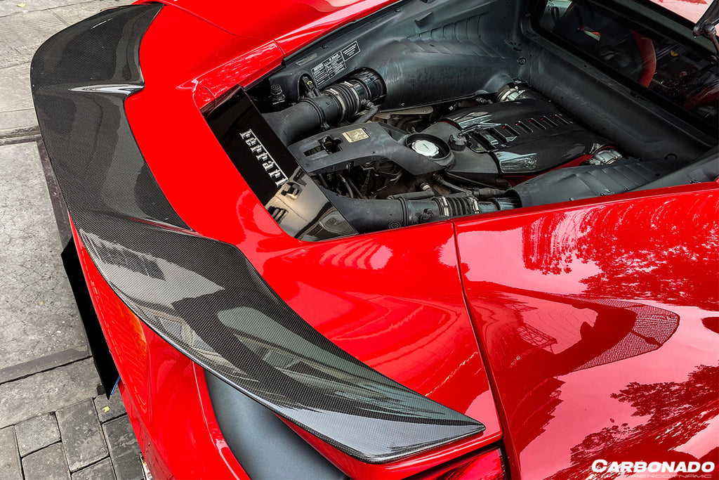 2015-2020 Ferrari 488 GTB VRS Style Carbon Fiber Trunk Spoiler