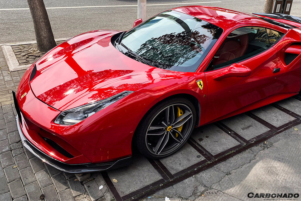 2015-2020 Ferrari 488 GTB And Spider RS Style Carbon Fiber Front Lip