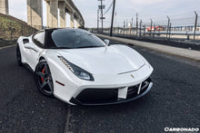 Load image into Gallery viewer, 2015-2020 Ferrari 488 GTB Spyder OE Style Dry Carbon Fiber Side Air Intake Fins - Carbonado Aero