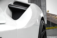Load image into Gallery viewer, 2015-2020 Ferrari 488 GTB Spyder OE Style Dry Carbon Fiber Side Air Intake Fins - Carbonado Aero