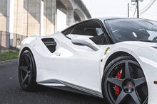 Load image into Gallery viewer, 2015-2020 Ferrari 488 GTB Spider OE Style Dry Carbon Fiber Side Air Intake Fins - Carbonado