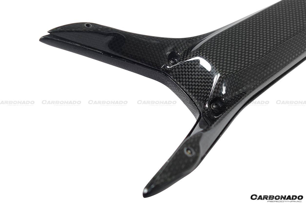 2015-2020 Ferrari 488 GTB Spyder OE Style Dry Carbon Fiber Bridge Control - Carbonado Aero