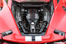 Load image into Gallery viewer, 2015-2020 Ferrari 488 GTB/Spyder Dry Carbon Fiber Engine Replacement Cover - Carbonado Aero