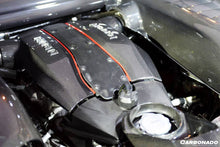 Load image into Gallery viewer, 2015-2020 Ferrari 488 GTB/Spyder Dry Carbon Fiber Engine Replacement Cover - Carbonado Aero