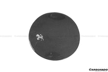 Load image into Gallery viewer, 2017-2023 Ferrari 812 OE Style DRY Carbon Fiber Fuel Door With Logo - Carbonado