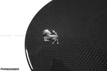 Load image into Gallery viewer, 2017-2023 Ferrari 812 OE Style DRY Carbon Fiber Fuel Door With Logo - Carbonado Aero