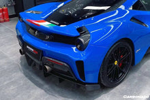 Load image into Gallery viewer, 2018-2020 Ferrari 488 Pista OEM Style Part Carbon Fiber Rear Bumper - Carbonado Aero