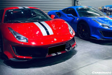 Load image into Gallery viewer, 2018-2020 Ferrari 488 Pista OEM Style Part Carbon Fiber Front Bumper - Carbonado