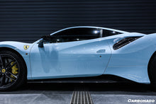 Load image into Gallery viewer, 2015-2020 Ferrari 488 GTB Spyder Pista Style Carbon Fiber Quarter Panel Side Scoops - Carbonado Aero