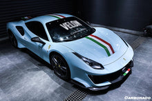Load image into Gallery viewer, 2015-2020 Ferrari 488 GTB Spider Pista Style Carbon Fiber Quarter Panel Side Scoops - Carbonado