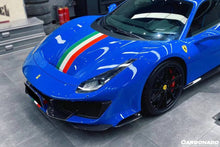 Load image into Gallery viewer, 2018-2020 Ferrari 488 Pista OEM Style Part Carbon Fiber Front Bumper - Carbonado Aero