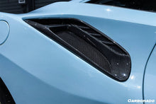 Load image into Gallery viewer, 2015-2020 Ferrari 488 GTB Spyder Pista Style Carbon Fiber Quarter Panel Side Scoops - Carbonado Aero