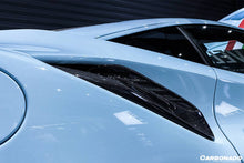 Load image into Gallery viewer, 2015-2020 Ferrari 488 GTB Spyder Pista Style Carbon Fiber Quarter Panel Side Scoops - Carbonado Aero