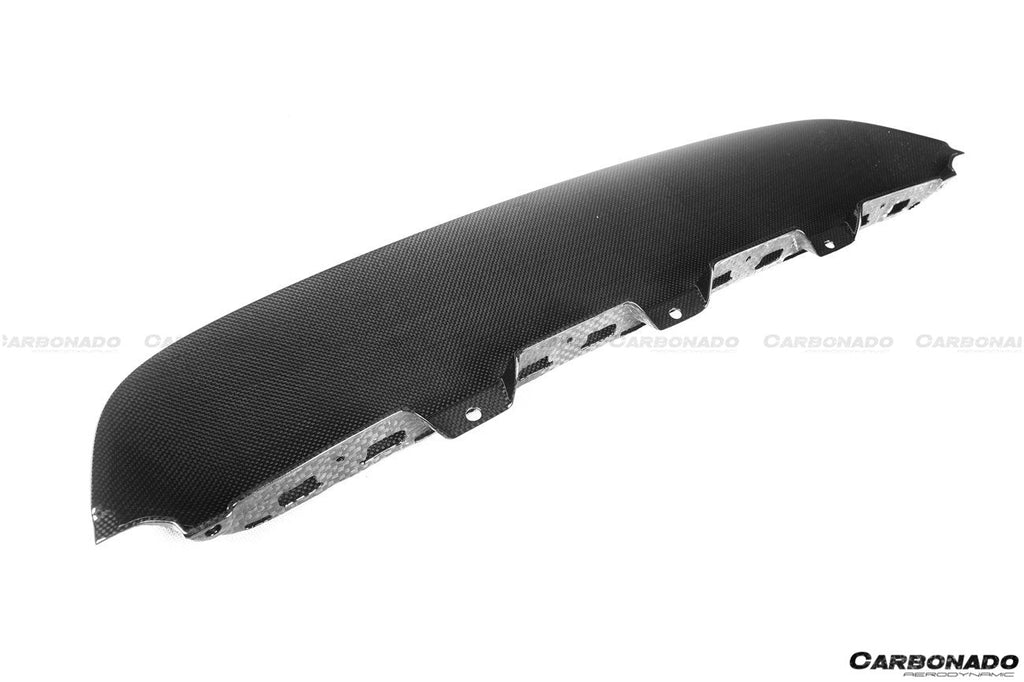 2018-UP Ferrari 812 Superfast /GTS OE Style DRY Carbon Fiber Rear Bonnet Lower Insert - Carbonado Aero