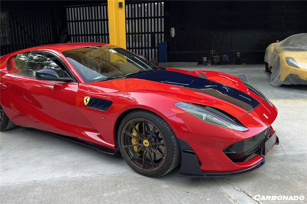 2018-UP Ferrari 812 Superfast /GTS MSY Style DRY Carbon Fiber Mirror Housing - Carbonado Aero
