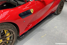 Load image into Gallery viewer, 2018-UP Ferrari 812 Superfast /GTS MSY Style DRY Carbon Fiber Side Skirts - Carbonado Aero